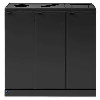 Bomabin Select Bica - 3 x 65 l - NOIR - ronde/fente/couvercle