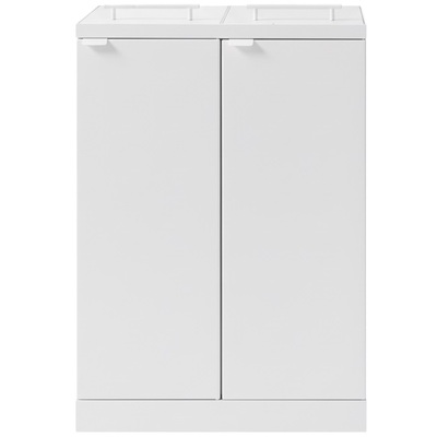 Bomabin Select Bica - 2 x 65 l - BLANC - couvercle/couvercle