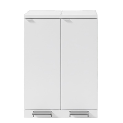 Bomabin Select Bica - 2 x 65 l - BLANC - pédale/pédale