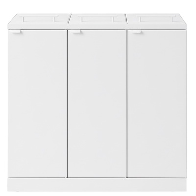 Bomabin Select Bica - 3 x 65 l - BLANC - couvercle/couvercle/couvercle