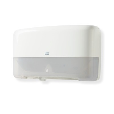 Tork Twin Toiletpapier Mini Jumbo dispenser - WIT - 555500