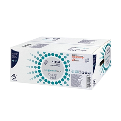 Superior Essuie-mains Singlefold - tissue pur - 2 plis - 21 x 24 cm - BLANC - 3750 pièces (15x250)