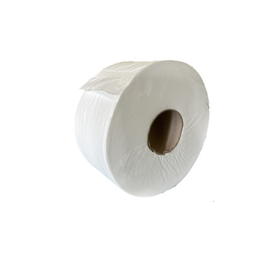 Mini Jumbo toilet paper - pure tissue - 2 ply - 180 m - WHITE - 12 rolls
