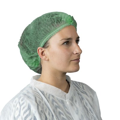 Hair net - GREEN - pack of 100