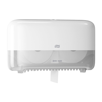 Distributeur Tork Coreless Toilet Paper Roll Mid-Size Twin T7 - BLANC- 558040