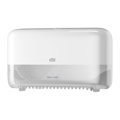 Distributeur Tork Coreless Toilet Paper Roll Mid-Size Twin - BLANC- 558060