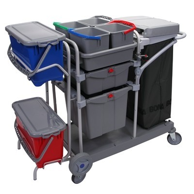 ConceptCar 1054 DL Top-Down + trolley - with standard casters and drawers with lock/key