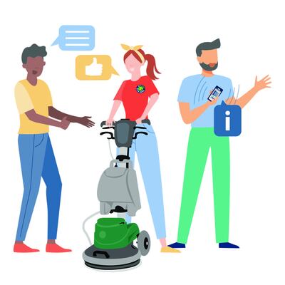 Coacher son équipe de nettoyage - lieu client
