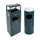 Poubelles d'extérieur avec cendrier