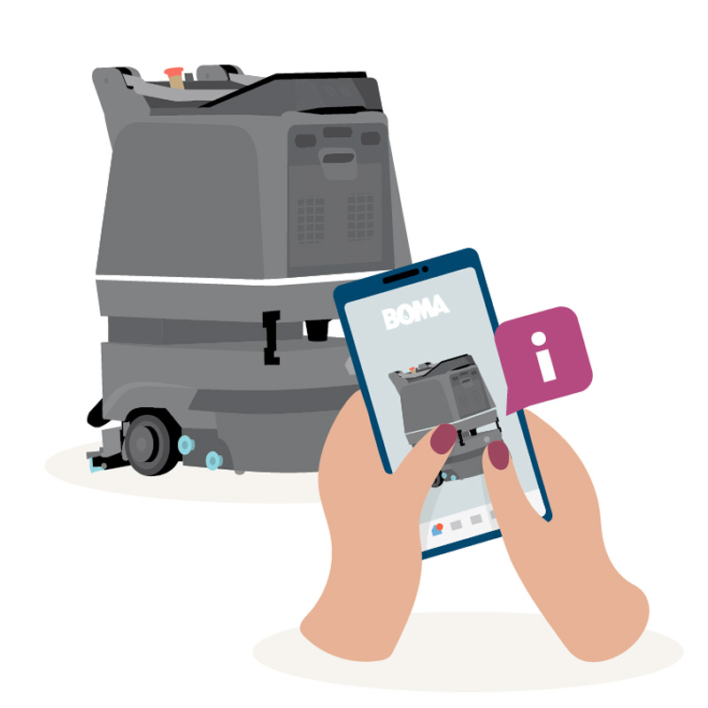 illustration du robot de nettoyage BOMA R3