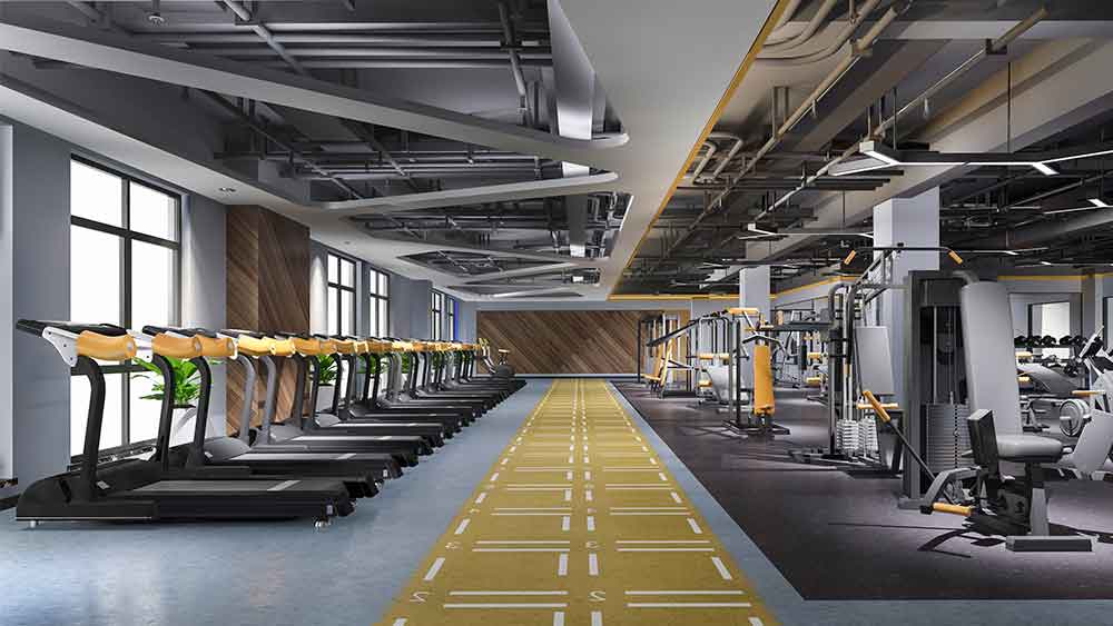 Tout pour garder la salle de fitness propre