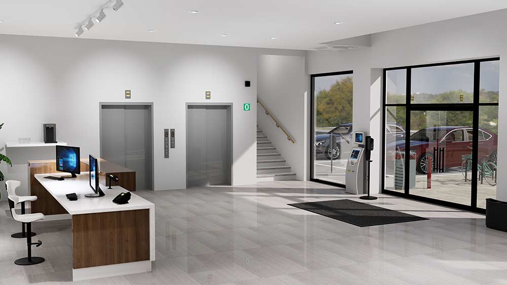 Clean your gym entrance lobby