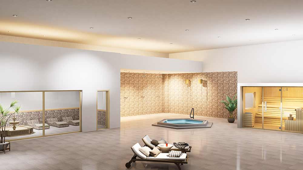 Un moment de détente dans un spa propre
