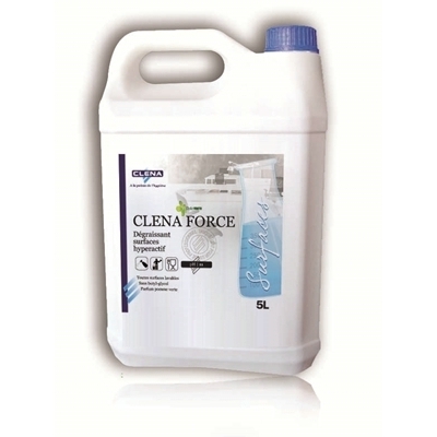 100114: CLENA Force - dégraissant surfaces hyperactif - 5 l