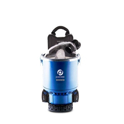 135305: Aspirateur dorsal Pacvac Superpro GO
2 sets batteries et chargeur inclus