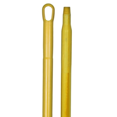 199004Y: Manche monobloc ergonomique avec filet - 150 cm - JAUNE