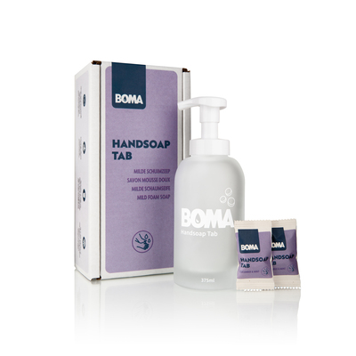 210280: Handsoap Tab - flacon rechargeable avec pompe en mousse + 2 tablettes