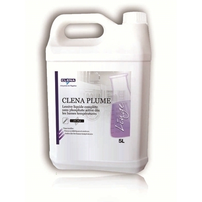 300253: CLENA Plume liquide -  lessive liquide  basse température - 5 l
