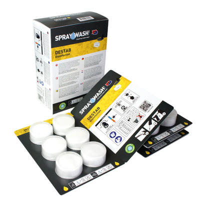 370225: SprayWash DesTab - 18 pièces (BE-REG-00834 - Ce produit est un produit biocide affecté au circuit restreint, 70836F) (Lot: 200417C04)