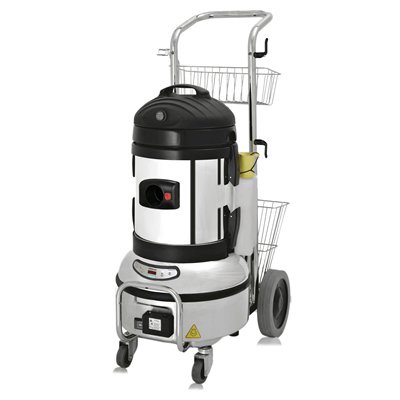 550283: Nettoyeur à vapeur avec aspiration Tecnovap Carmen Plus Inox