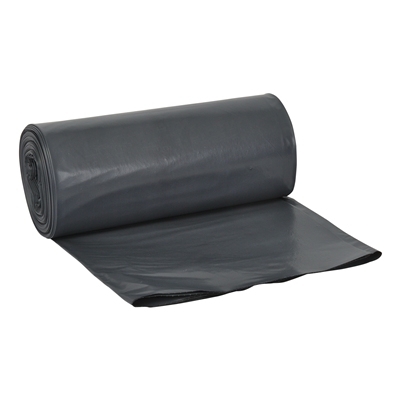 600381: Sac BD - 90 x 120 cm - T70 - 195 l - GRIS - rouleau 10 pièces