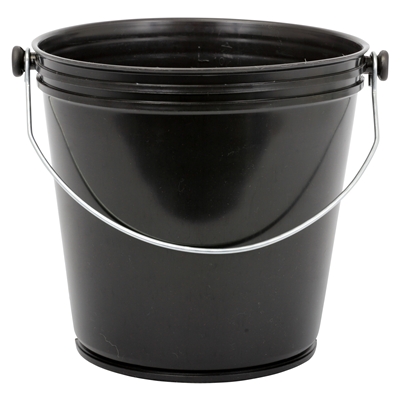 610381: Seau modèle renforcé - 10 l - NOIR