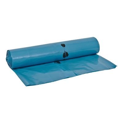 750394: Sac HD - 58 x 100 cm - T23 - 75 l - BLEU - rouleau 20 pieces