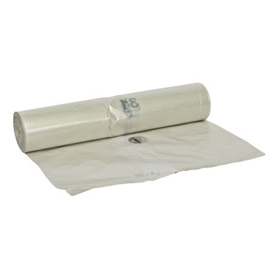 750466: Sac BD - 70 x 110 cm - T45 - 115 l - TRANSPARENT - rouleau 25 pièces
