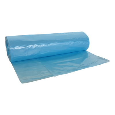 750466: Sac HD - 70 x 110 - T25 - 115 l - BLEU TRANSPARENT - rouleau 25 pièces