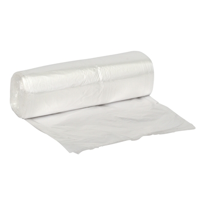 650372: Sac HD - 60 x 60 cm - T10 - 35 l - TRANSPARENT - rouleau 50 pièces