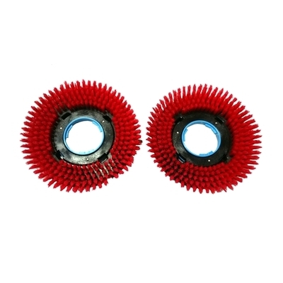 444575: Set de deux brosses Nylon rouges dures pour I-Mop XL