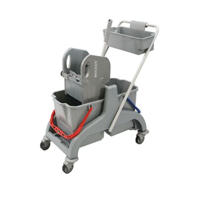 710412: Moptrolley avec presse - 2 x 17 l