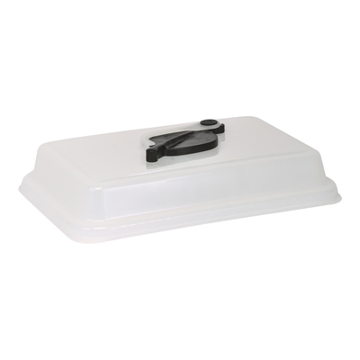 730158: Couvercle hermtiquement verrouillable avec trou coulissant verrouillable pour seau de 4 l - TRANSPARENT