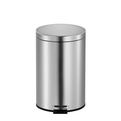 748071: Seau à pédale en acier inoxydable mat - 3 l