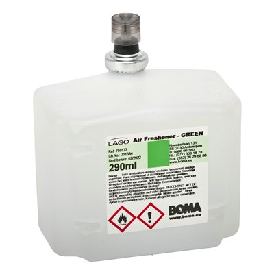750177: Lago désodorisant printemps - VERT - recharge - 8 x 290 ml