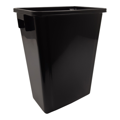 750343: Poubelle Bomabin Select Flat/Dome - 80 l - NOIR