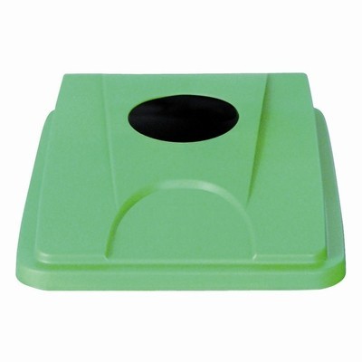750367: Couvercle "bouteilles" pour poubelle Flat - VERT