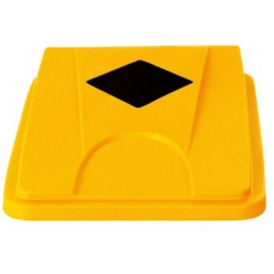750368: Couvercle universel pour poubelle Bomabin Select Flat - JAUNE