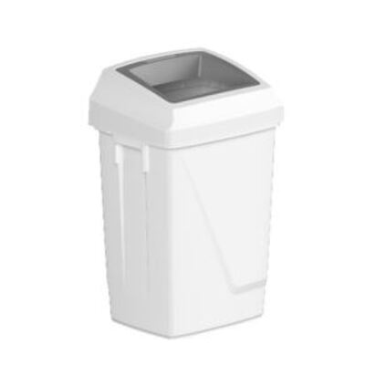 750424: Bomabin Select Fit - 50 l - BLANC - couvercle GRIS