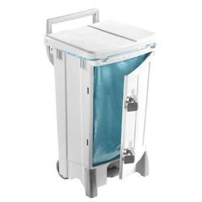 750394: Bomabin Select Pedal Classic Ergo - 90 l - BLANC - sans couvercle