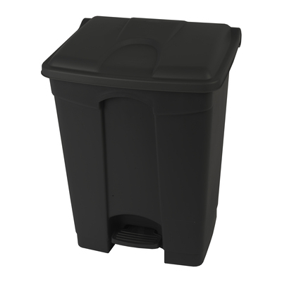 755438: Bomabin Select Pedal - 70 l - NOIR - couvercle NOIR