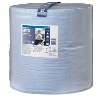 771789: Tork Advanced Wiper 430 Blue performance Roll 2ply 340m x 37cm 1pc - 130070