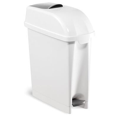 774908: Admire poubelle/conteneur hyginique - 17 l - modle au sol - BLANC