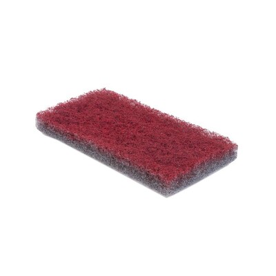 130501: Tampon Twister - 25 x 13 x 2 cm - ROUGE - 2 pièces